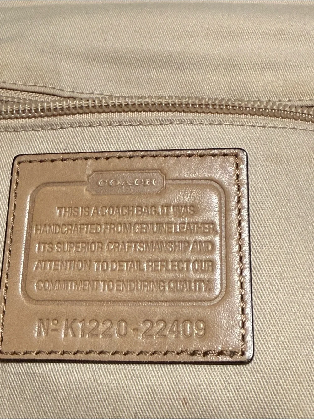 Coach gorgeous hard